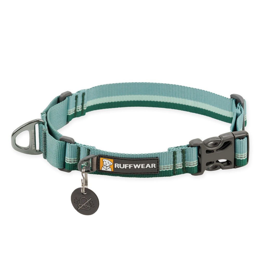 Ruffwear Collar Web Reaction: hebilla anti fuga para paseos seguros.
