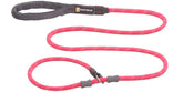 Ruffwear Just-a-Cinch: correa-slip rosa para control inmediato sin collar.