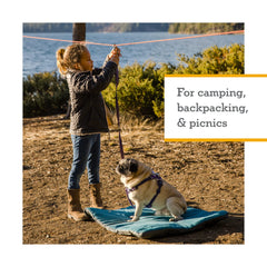 Ruffwear Knot-A-Hitch correa-giratoria que evita enredos durante caminatas y camping.