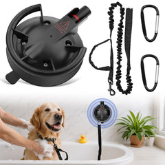 Ruppence ventosa para baño de perros mantiene al animal estable.