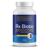 Rx Vitamins Rx Biotic, bote de polvo, apoyo digestivo suave para mascotas.