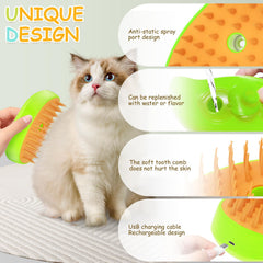 RXDTGYI cepillo para gatos ofrece masaje relajante durante el cepillado.
