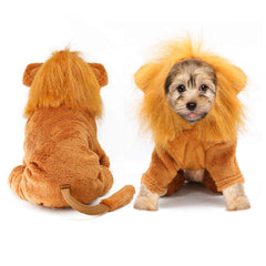 Rypet disfraz león para perro, cuerpo entero, aspecto impactante para cosplay