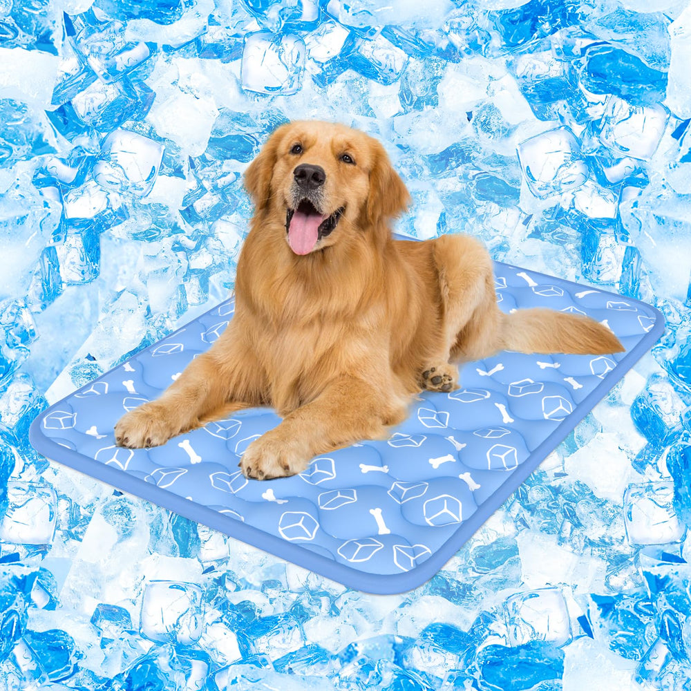 Cama de enfriamiento Rywell 2.0 para perros grandes, comodidad superior.