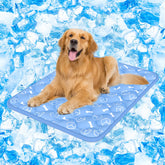 Cama de enfriamiento Rywell 2.0 para perros grandes, comodidad superior.