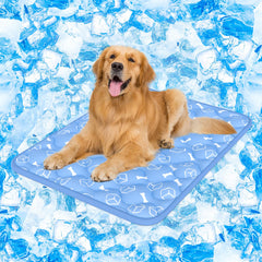 Cama de enfriamiento Rywell 2.0 para perros grandes, comodidad superior.