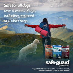 Safe-Guard modo de dosificación para perros