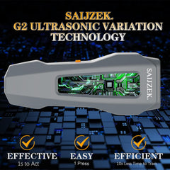 SAIJZEK Entrenador Ultrasonico G2 modo 1 frecuencia fija para detener ladridos.