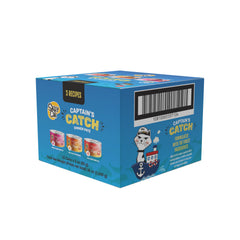 Salty Cat Captain’s Catch paté suave en lata para gatos.