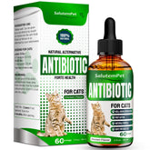 SalutemPet Antibiotico Gatos: frasco líquido 2oz para momentos diarios.