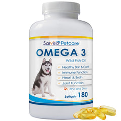 Salveo Petcare Omega 3 para perros: cápsulas para pelaje brillante.