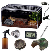 SANOSY terrario con bloqueo anti-escape para reptiles.