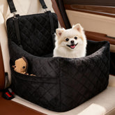 SANUODO Asiento para perro en coche vista general y seguridad
