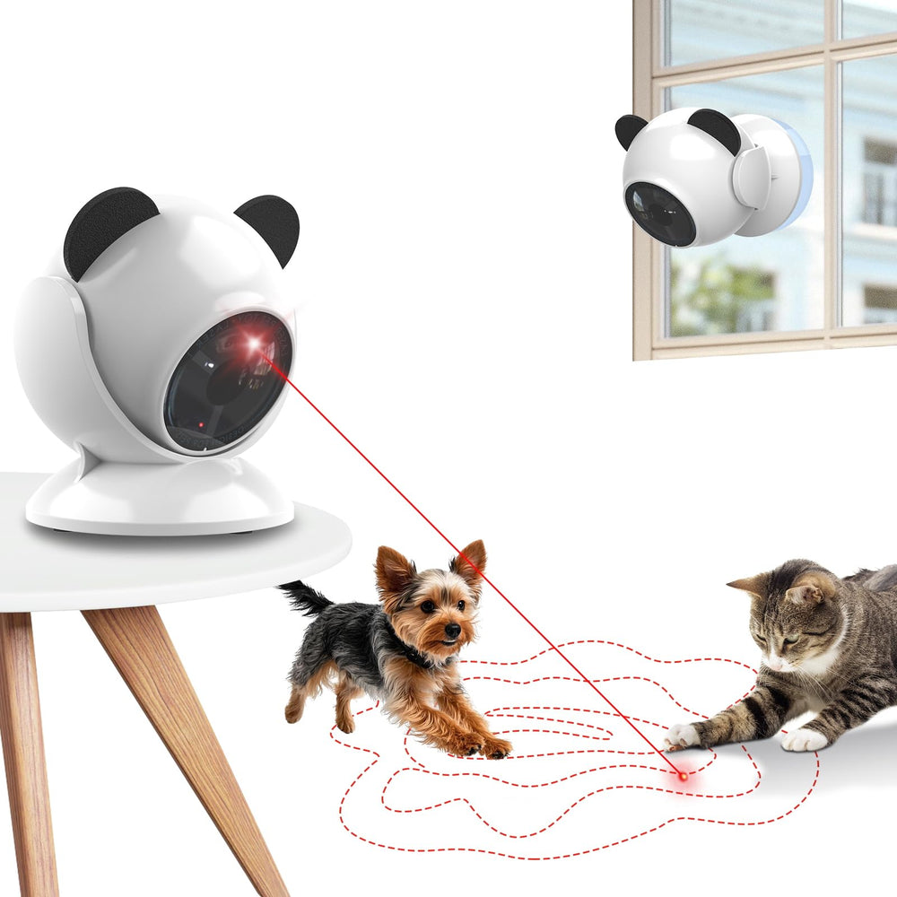 Saolife láser para gatos con trayectoria aleatoria para estimular el instinto de caza.