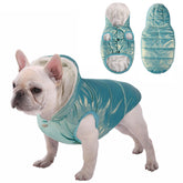 SAWMONG Dog Fleece Hoodie capucha para perros, calma y protección contra el viento