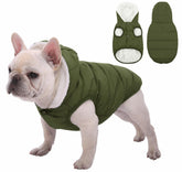 SAWMONG sudadera para perro con capucha impermeable, mantiene seco y cálido.