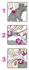 Scaredy Cut No Buzz: 7 peines para longitudes exactas, facilita cortes consistentes.