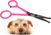 Scaredy Cut Tiny Trim con puntas de bola para seguridad al recortar orejas.