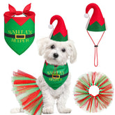 SCENEREAL bandana navideña para perro, ideal para estilos festivos y fotos memorables.