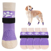 SCENEREAL calcetines antideslizantes para perro con agarre en suelos de madera