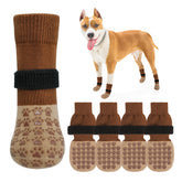 SCENEREAL calcetines para perros anti lamido de patas, protección suave.