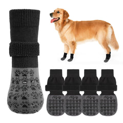 SCENEREAL calcetines para perros con agarre antideslizante en las patas.