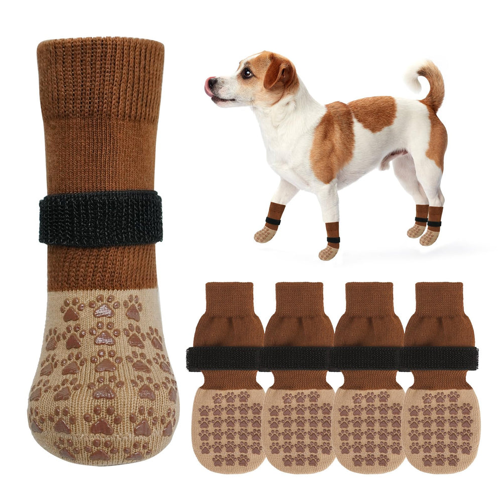 SCENEREAL calcetines-perros-anti-lamer-patas brindan agarre seguro para caminar.