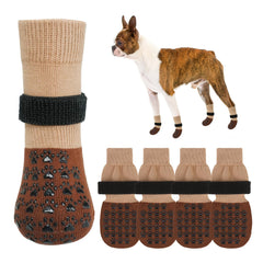 SCENEREAL calcetines para perros evitan lamido de patas en interiores.