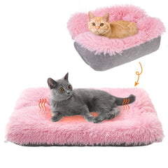 SCENEREAL cama-gato-autocaliente-28x24-rosa: mantiene al gato calido y comodo.