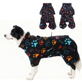 SCENEREAL chaqueta forro polar para perro con arnés incorporado, ideal para paseos seguros