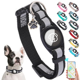 SCENEREAL collar con Airtag integrado para seguridad durante paseos.