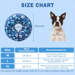 SCENEREAL collar donut exterior suave y cómodo para mascotas.