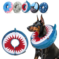 SCENEREAL Collar Donut Inflable para perro: cómodo y evita lamidos de la herida