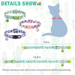 SCENEREAL collar gato ajustable suave para comodidad diaria