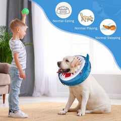 SCENEREAL diseño divertido con tiburón impreso para recuperación agradable.