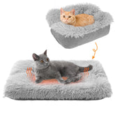 SCENEREAL manta-calentadora-gatos, calor suave para siestas tranquilas.