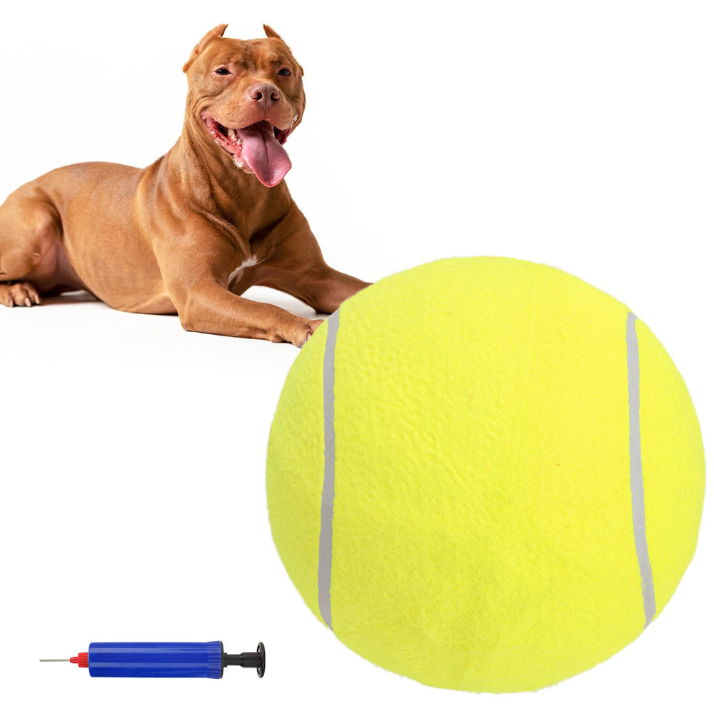 SCENEREAL Pelota gigante para perros, ideal para juego al aire libre.