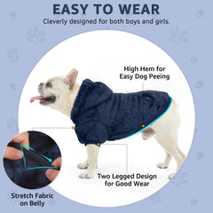 SCENEREAL sudadera canina con orificio para correa, paseos más fáciles.