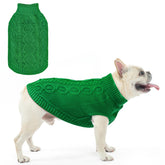 SCENEREAL suéter para perros tejido pequeño, cómodo para paseos diarios en clima frío.