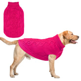 SCENEREAL suéter tejido para perro rosa XL, look elegante y cómodo para paseos