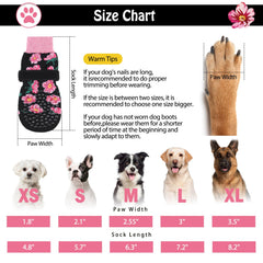 SCENEREAL zapatillas perro protectoras patas interiores para suelos duros