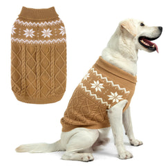 SCIROKKO suéter para perro inviernal khaki talla S, ideal para paseos fríos