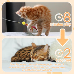 Scsuupoee control remoto para juguete felino, facilita ajustar la velocidad
