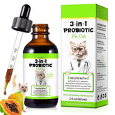 SDJUFEI Probiótico para gatos: frasco-vertido, favorece la salud intestinal.