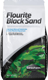 Seachem Flourite Black Sand como sustrato plantado que fomenta raíces estables.
