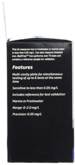 Seachem MultiTest Iron: placa multi-cámaras para pruebas simultáneas y validación.