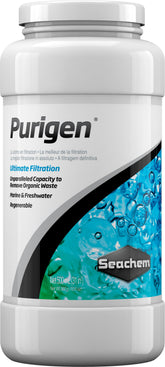 Purigen de Seachem, bote 500 ml, mantiene el agua cristalina para acuarios.