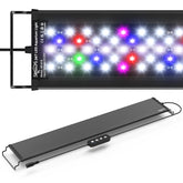 Luz SEAOURA para acuario de 24-30 pulgadas iluminando de forma natural