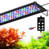 Seaoura luz acuario 7 filas LED para crecimiento de plantas