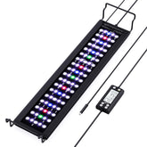 La SEAOURA Luz de acuario ofrece espectro completo para crecimiento de plantas y colores vibrantes.